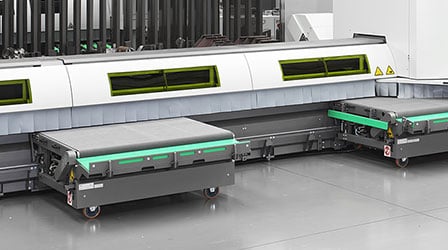 Sistema automático de descarga Lasertube LT7